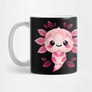 Axolotl of leaves Mug